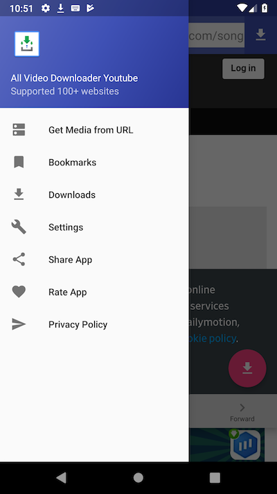 Screenshot 1 Com Freeapps Socialmedia Newallvideodownloader